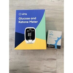 Virta Glucose & Ketone Meter Kit with Lancets New